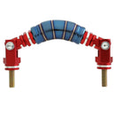 Aluminum Car Ceiling Grab Handle 45 Degree Auto Interior Roof Handle (Red)