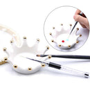 Ceramic Nail Art Brush Displayer Stand Color Palette Brushes Painting Pen Hol Kw