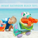 9pcs Cute Cartoon Classic Baby Shower Water Toys Infant Bathroom Beach Toys