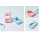 Cute Pig Silicone Watch Protective Case with Strap Lanyard Pendant pink