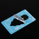 Pocket Folding Credit Card Christmas Tree Shape LED Light Xmas Home Decor