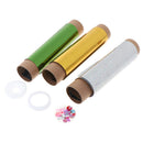 DIY Colored Rotating Kaleidoscope Kits Science Educational Craft Kid Toys JR