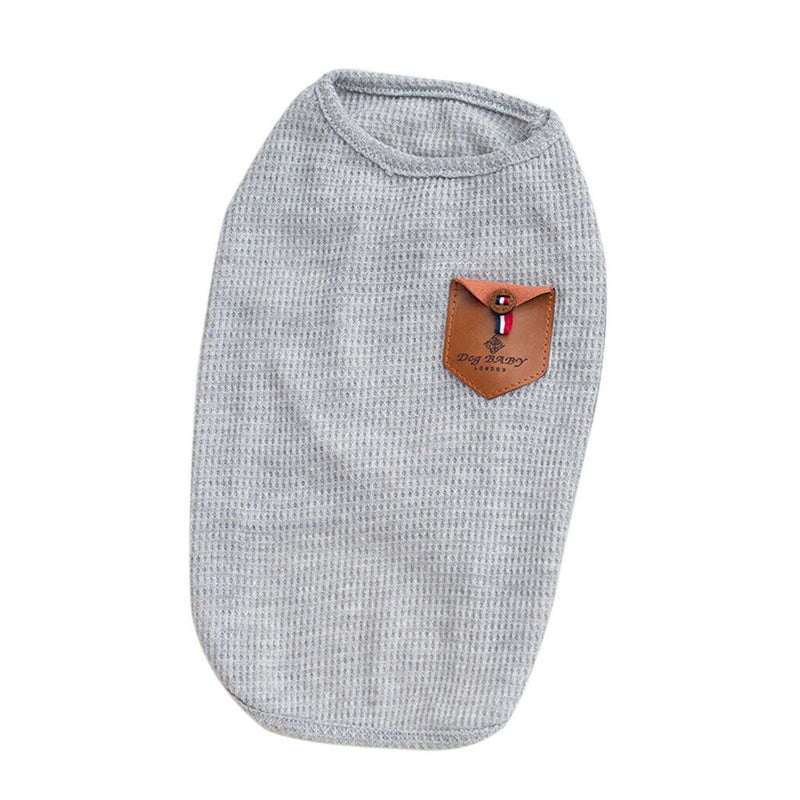 2Pcs Korean Style Pet Puppy Dog Cat Pet Clothes Dress Vest T Shirts