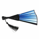 Plum Blossom Pattern Pocket Fan Summer Accessory Wedding Gift Blue Y1T5