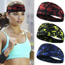 Cycling Gym Stretch Sport Hair Bands Sweat Headband Sweatband Random Camoufl Kw