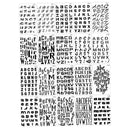 20 Pcs Painting Stencil Letters and Numbers Alphabet Drawing Templates Rulers