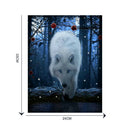 Walking Wolf DIY Diamond Painting Cross Stitch Kit Embroidery Home Decor