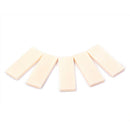 Set Of 5 Pieces DIY DIY Guitar Saddle Nuts Natural Bone Without String White