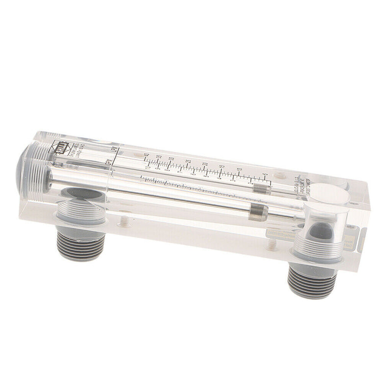 Acrylic 1-10 GPM Water Flow Meter Panel Type Flowmeter Measure Measurement Tool
