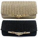 Women Evening Bag Party Banquet Glitter Bag For Women Girls Wedding ClutchesP8X2