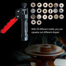 20-Disc Polymer Clay Fimo Extruder Craft Gun Sculpey Sculpting Sugarcraft Tool