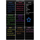 A3 Magnetic Dry Erase Whiteboard Sheet Kitchen Fridge Weekly White Board Ca
