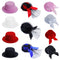 Black Mini Top Hat w/ Hair Clips Bowknot Decor Millinery Hens Night Fascinator