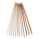 14 Pcs Wooden Crochet Hooks 3mm-10mm Smooth Bamboo Knitting Needles Set Weaving