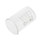 2 Pcs 10ml 50mL Glass Graduated Low Form Beaker, 2ml 10mL Graduation Interval