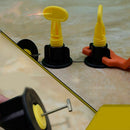 50 Sets Bag 1 Pcs Tool Plastic Flat Ceramic Leveler Floor Construction Tool Y4R1