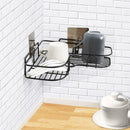 Bathroom Perforated Storage Corner Shelf Bathroom Toilet Shelf Suction New