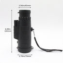 New Outdoor Portable 40x60 Zoom Optical HD Monocular Hunting Camping Telescope