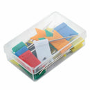 160 Pieces Push Pins Map Flag Push Tacks, Assorted 7 Colors