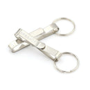 Stainless Steel Compact Quick Release Keychain Belt Clip Key Ring Holder% LJ