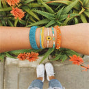 Charm Bangle Inspirational Jewelry Sunflower Charm Bracelet Handmade Seed B D4V3
