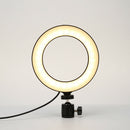 Dimming LED Selfie Ring Light Live Video Studio Phone Fill Lamp (16cm) A
