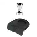 1X(51mm Coffee Tamper Mat Silicone Rubber Tampering Corner Mat Coffee Maker