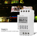 TM621 LCD Display Time Digital Timer Switch DIN Rail Weekly Programmable Power