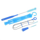 Hydration Water Bladder Bag Cleaning Tube Hose Sucker Brushes Drying Rack Set 3C