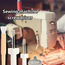 4pc/set Needle Plate Driver Sewing Screwdriver Cleaning Brush Sewing Repair T`US