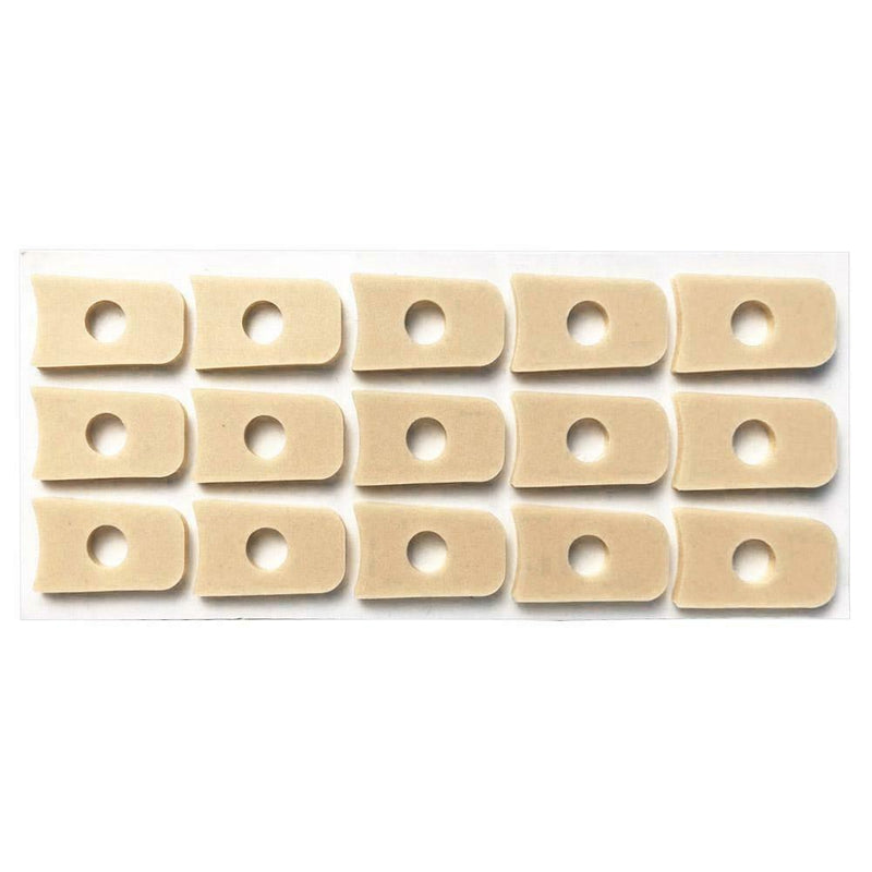 15pcs/Sheet Latex Corn Patches Pain Relief Corn Removal Foot Care (U Shape)