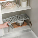 Home Closet Organizer Storage Shelf for Kitchen Rack Space Saving Wardrobe DM3S9