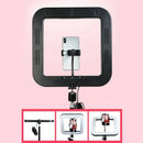 Square Photography Light 168 LED 34W Dimmable Brightness USB Selfie Light f