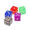 Bag of 50 Pieces of Transparent Dice Set of 5 Colors of 16mm D&D MTG Board Games