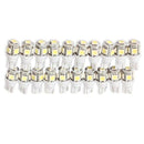 20PCS T10 5050 5SMD LED White Light Car Side Wedge Tail Light Lamp Bright A