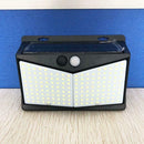 208 LED Solar Power Motion Sensor Wall Light Garden Lamp Waterproof Outdoor ABS