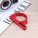 Bicycle Front Derailleur Clamp Aluminum Conversion Seat Adapter(Red)