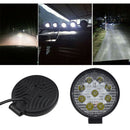 4" inch 27W Round Spotlight LED Work Light Fog Lamp Offroad Driving SUV New