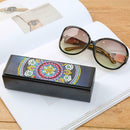 DIY Diamond Painting Eye Glasses Case Travel Leather Sunglasses Storage Box