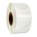 1 Roll of 500pcs Round Blank Kraft Stickers Self Adhesive Labels DIY Craft