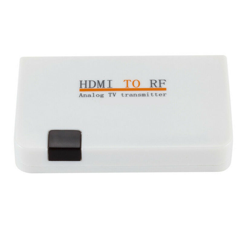 HDMI to RF Coaxial Analog Converter Box HD Adapter with Remote Control for TV