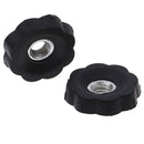 5Pcs M4 plum bakelite hand tighten nuts handle star thumb nuts manual nuts BX
