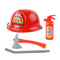 Kids Yellow Safety Firefighter Helmet & Assorted Tools Halloween Costume