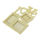 New Lovely Hollow Love Wooden Family Wall Photo Picture Frame Rahmen Art Di V2V3