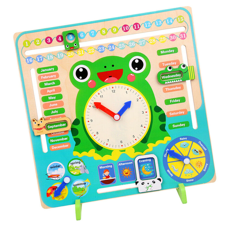 Children Time Learning Clock, 12 Hour, Makes Kids Learning