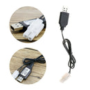 7.2V 250mA USB Charging Charger Cable Ni-Cd Ni-MH AA Battery Pack with Plug bs
