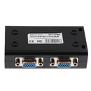 Kvm Usb Switch Splitter 2Port Sharing Switcher Selector for Projector Black