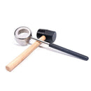1X(2Pcs/Grade Practical Lightweight Coconut Opener Tool Set Stainless Steel