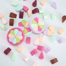 8pcs/set Non-latex Cosmetic Puff Reusable Dry-wet Dual-use Powder Puff A