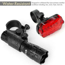 Bicycle Headlight Led Taillights Suits Riding Safe Warning Light Outdoor La